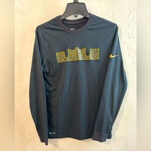 Nike LeBron Men's Black Long Sleeve Shirt